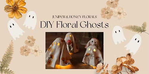 DIY Floral Ghosts