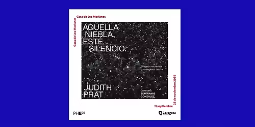 Visita con Judith Prat de la exposici\u00f3n "Aquella niebla, este silencio"