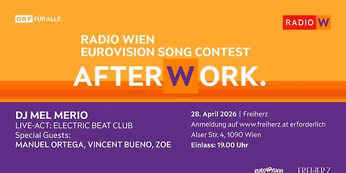 Radio-Wien-Afterwork: Eurovision Song Contest 