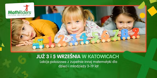 Lekcje pokazowe matematyki Mathriders dla dzieci i m\u0142odzie\u017cy w wieku 3-19 lat