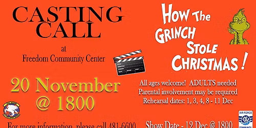 Casting Call - How The Grinch Stole Christmas!