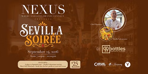 Sevilla Soir\u00e9e | A Spanish Evening of Tapas & Connections