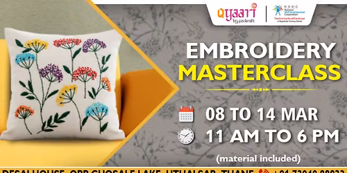 Qyaari by Penkraft Embroidery Masterclass!