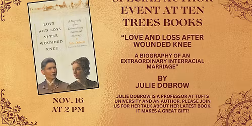 Historical non-fiction author event at Ten Trees Books in Natick