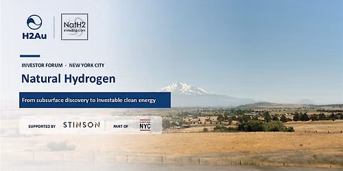 The Natural Hydrogen Opportunity: An Investor Forum at Climate Week NYC