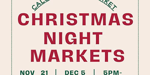 CHRISTMAS NIGHT MARKET SERIES - HILLHURST SUNNYSIDE