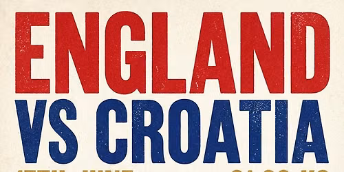 England V Croatia 