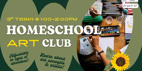 Homeschool Art Club