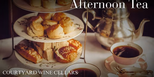 Afternoon Tea Experience with Unlimited Tea at Courtyard Wine Cellars