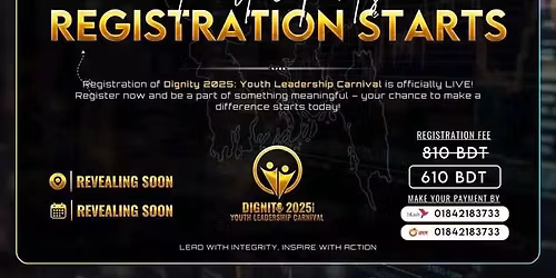 Dignity 2025 : youth leadership carnival