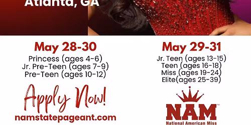 Miss Alabama, Georgia, North and South Carolina 