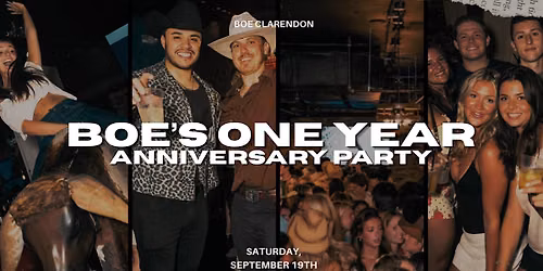 BOE'S 1-YEAR ANNIVERSARY PARTY