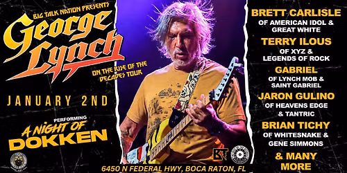 A NIGHT OF DOKKEN with GEORGE LYNCH of DOKKEN & LYNCH MOB