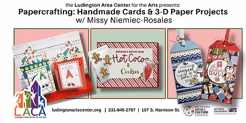 Paper-Crafting: Handmade Cards & 3-D Paper Projects w\/ Missy Niemiec-Rosales