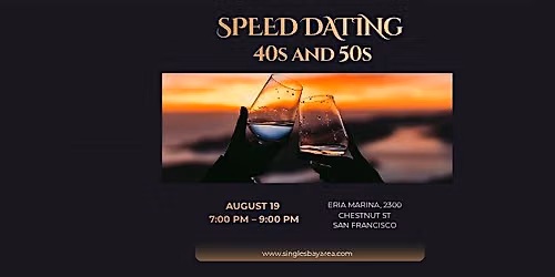 San Francisco Speed Dating, 40s and 50s