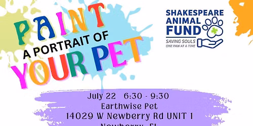 PAINT a Portrait of Your Pet
