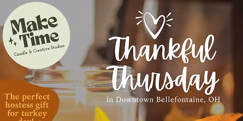 Gratitude Candles | Thankful Thursday at Make Time