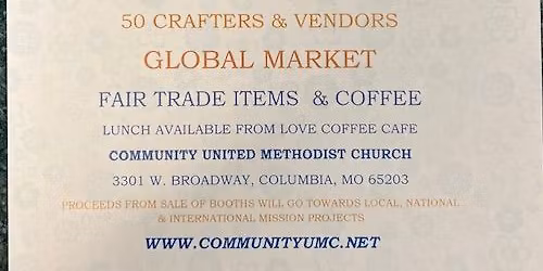 Community UMC Fall Craft Show & Book Sale