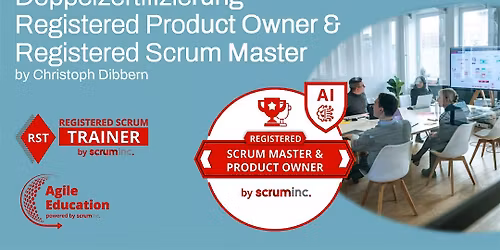 Doppelzertifizierung Registered Product Owner + Registered Scrum Master