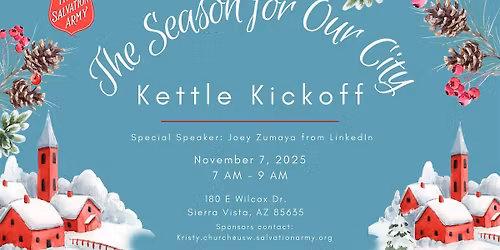 "A Season for our City" Salvation Army Kettle Kick Off