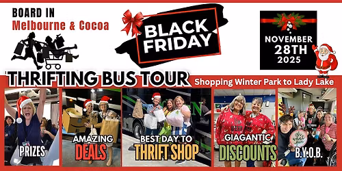 11\/28 Black Friday Thrifting Bus Board Melbourne & Coco going to Lady Lake