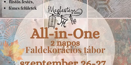 All-in-One 2 napos dekorfal workshop