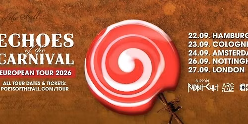 Poets Of The Fall | European Tour 2026 | Hamburg