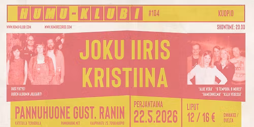 Humu-klubi #104 - joku iiris, Kristiina