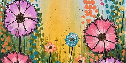 \ud83c\udf3c \u201cPaint and Sip: Whimsical Wildflowers\u201d