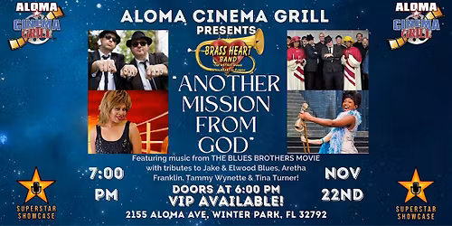 BLUES BROTHERS Tribute ANOTHER MISSION FROM GOD! LIVE at Aloma Cinema Grill