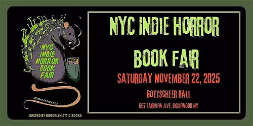 NYC Indie Horror Book Fair