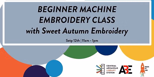 Beginner Machine Embroidery with Sweet Autumn Embroidery
