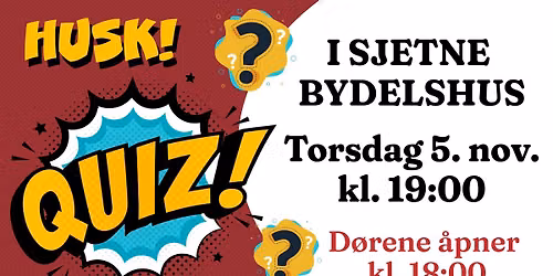 Quiz i Sjetne Bydelshus