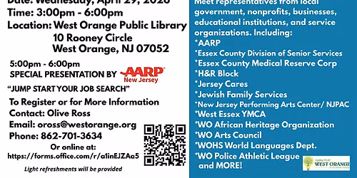 Volunteer and Job Training Resource Fair for Older Adults 55+