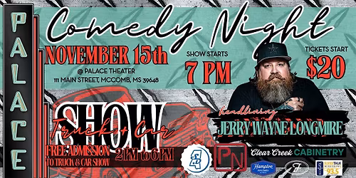 Jerry Wayne Longmire @ Palace Theater