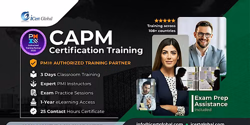 CAPM Certification In-Person Training in  Huntington Beach, CA
