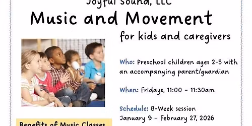 Music and Movement for Kids and Caregivers