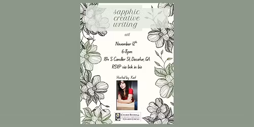Monthly Sapphic Writing Group