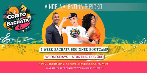 Bachata Beginner Bootcamp! 