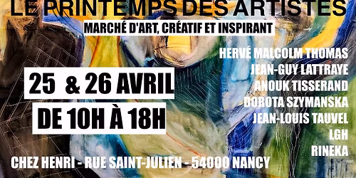 Le Printemps des Artistes - March\u00e9 d'art cr\u00e9atif et inspirant \ud83c\udfa8