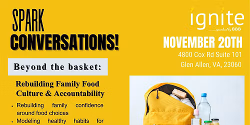 Spark Conversation: Rebuilding Family Food Culture & Accountability