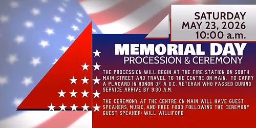 Memorial Day Procession & Ceremony