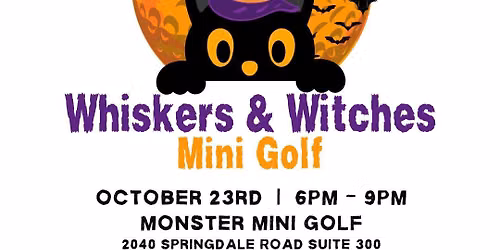 Whiskers & Witches Mini Golf Fundraiser