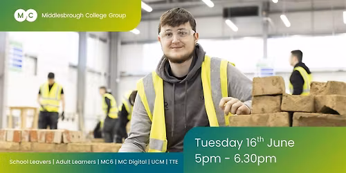 Middlesbrough College & TTE Open Event