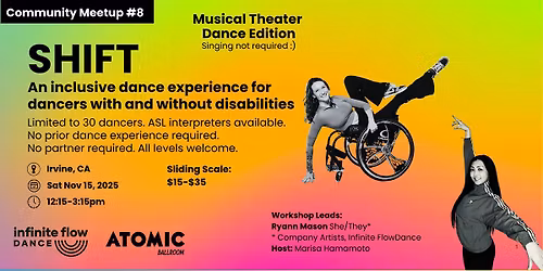 SHIFT: An inclusive dance event for dancers with and without disabilities