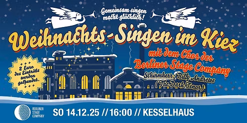 Weihnachtssingen im Kiez mit Special Guest: Billy Andrews (The Dark Tenor)