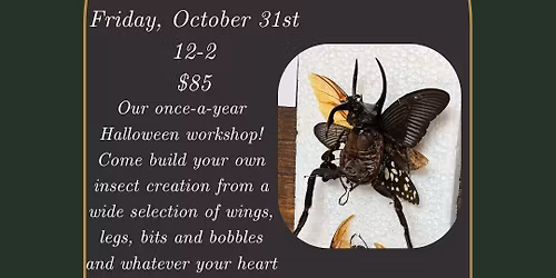 Halloween Frankenbug Crafting Workshop