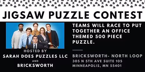 THE OFFICE THEMED Team Jigsaw Puzzle Contest Bricksworth North Loop