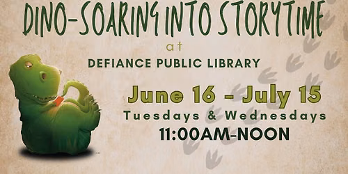 Dino-soaring into Storytime