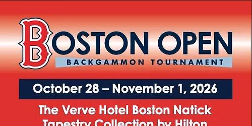 2026 Boston Open Backgammon Tournament